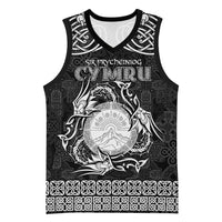 Personalized Brecknockshire Sir Frycheiniog Basketball Jersey Black Brecon Beacons Mountain Celtic-inspired - Wonder Print Shop