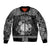 Personalized Brecknockshire Sir Frycheiniog Bomber Jacket Black Brecon Beacons Mountain Celtic-inspired - Wonder Print Shop