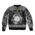 Personalized Brecknockshire Sir Frycheiniog Bomber Jacket Black Brecon Beacons Mountain Celtic-inspired - Wonder Print Shop