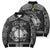 Personalized Brecknockshire Sir Frycheiniog Bomber Puffer Jacket Black Brecon Beacons Mountain Celtic-inspired - Wonder Print Shop