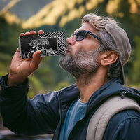 Personalized Brecknockshire Sir Frycheiniog 4 in 1 Can Cooler Tumbler Black Brecon Beacons Mountain Celtic-inspired - Wonder Print Shop