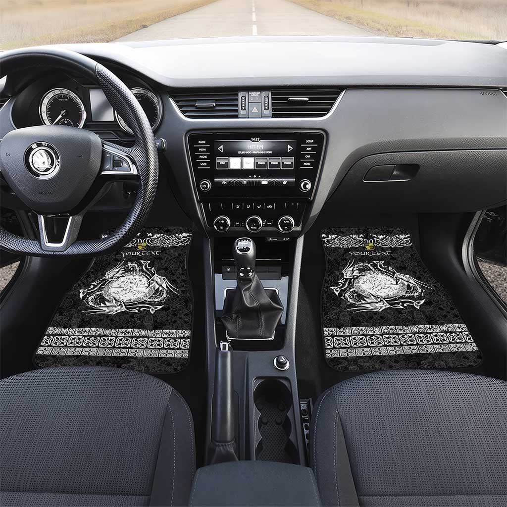 Personalized Brecknockshire Sir Frycheiniog Car Mats Black Brecon Beacons Mountain Celtic-inspired - Wonder Print Shop