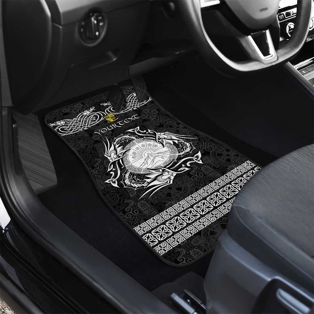 Personalized Brecknockshire Sir Frycheiniog Car Mats Black Brecon Beacons Mountain Celtic-inspired - Wonder Print Shop