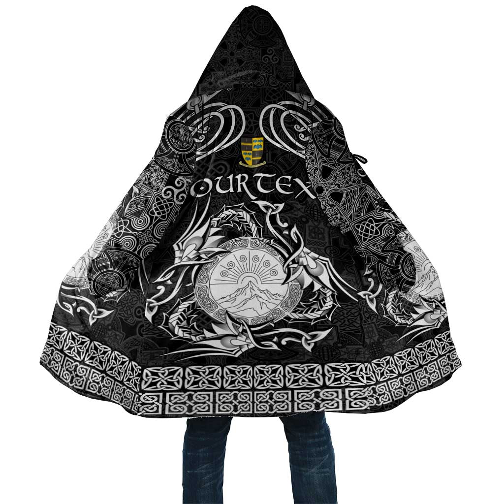 Personalized Brecknockshire Sir Frycheiniog Cloak Black Brecon Beacons Mountain Celtic-inspired - Wonder Print Shop