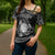 Personalized Brecknockshire Sir Frycheiniog Cross Shoulder Shirt Black Brecon Beacons Mountain Celtic-inspired - Wonder Print Shop