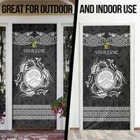 Personalized Brecknockshire Sir Frycheiniog Door Cover Black Brecon Beacons Mountain Celtic-inspired - Wonder Print Shop