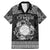 Personalized Brecknockshire Sir Frycheiniog Family Matching Mermaid Dress and Hawaiian Shirt Black Brecon Beacons Mountain Celtic-inspired - Wonder Print Shop