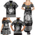Personalized Brecknockshire Sir Frycheiniog Family Matching Summer Maxi Dress and Hawaiian Shirt Black Brecon Beacons Mountain Celtic-inspired - Wonder Print Shop