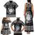 Personalized Brecknockshire Sir Frycheiniog Family Matching Tank Maxi Dress and Hawaiian Shirt Black Brecon Beacons Mountain Celtic-inspired - Wonder Print Shop