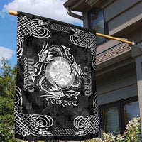 Personalized Brecknockshire Sir Frycheiniog Garden Flag Black Brecon Beacons Mountain Celtic-inspired - Wonder Print Shop