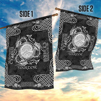 Personalized Brecknockshire Sir Frycheiniog Garden Flag Black Brecon Beacons Mountain Celtic-inspired - Wonder Print Shop