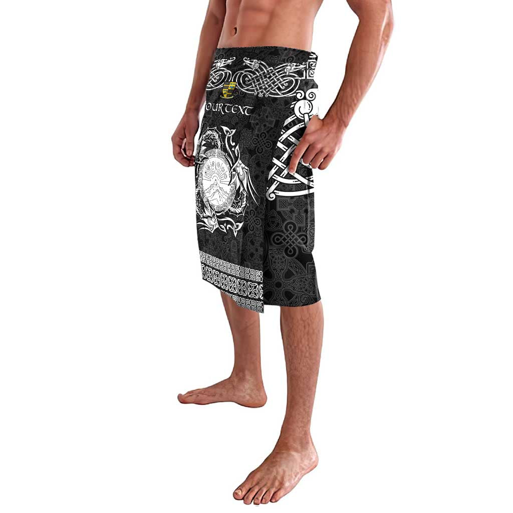 Personalized Brecknockshire Sir Frycheiniog Lavalava Black Brecon Beacons Mountain Celtic-inspired - Wonder Print Shop