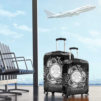 Personalized Brecknockshire Sir Frycheiniog Luggage Cover Black Brecon Beacons Mountain Celtic-inspired - Wonder Print Shop