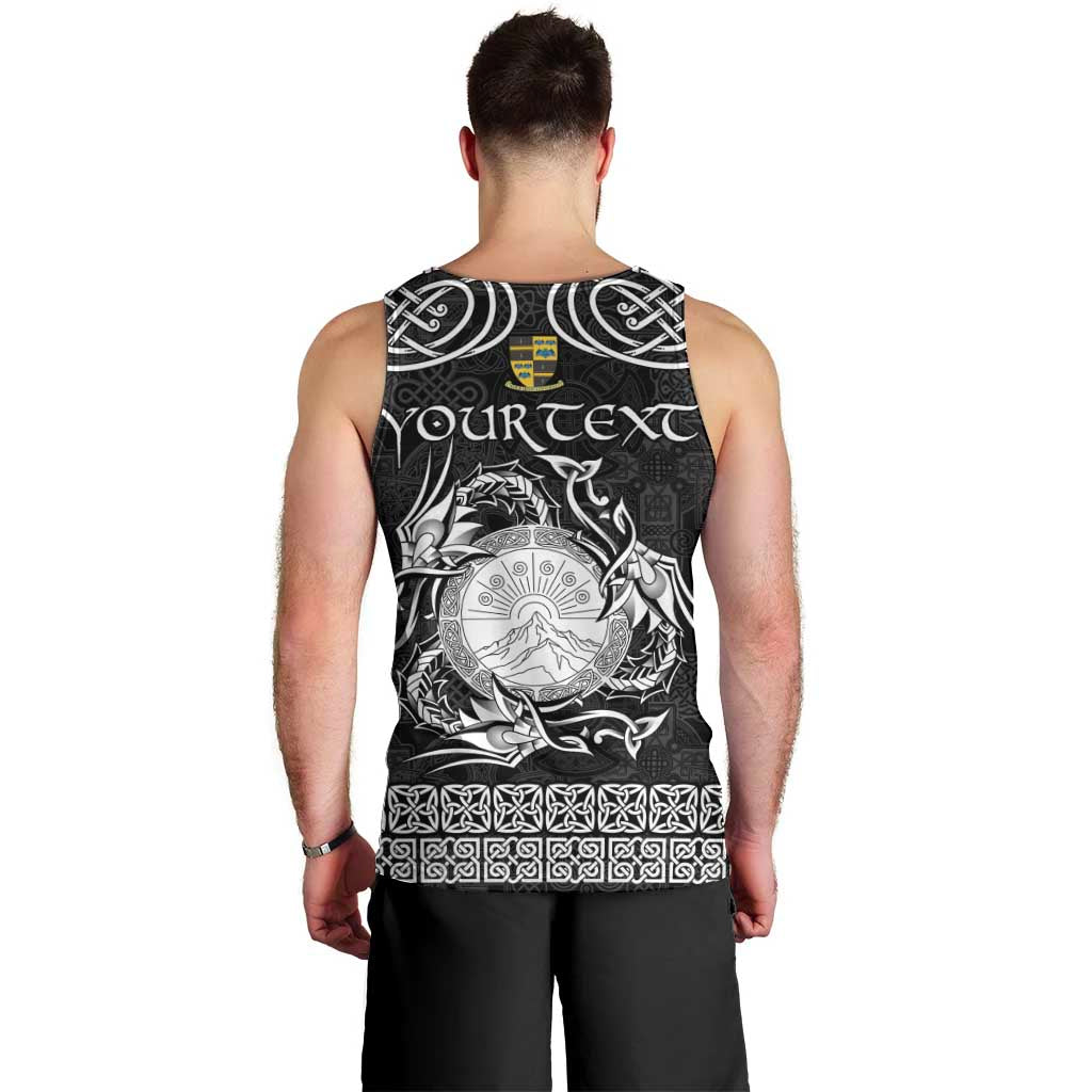 Personalized Brecknockshire Sir Frycheiniog Men Tank Top Black Brecon Beacons Mountain Celtic-inspired - Wonder Print Shop