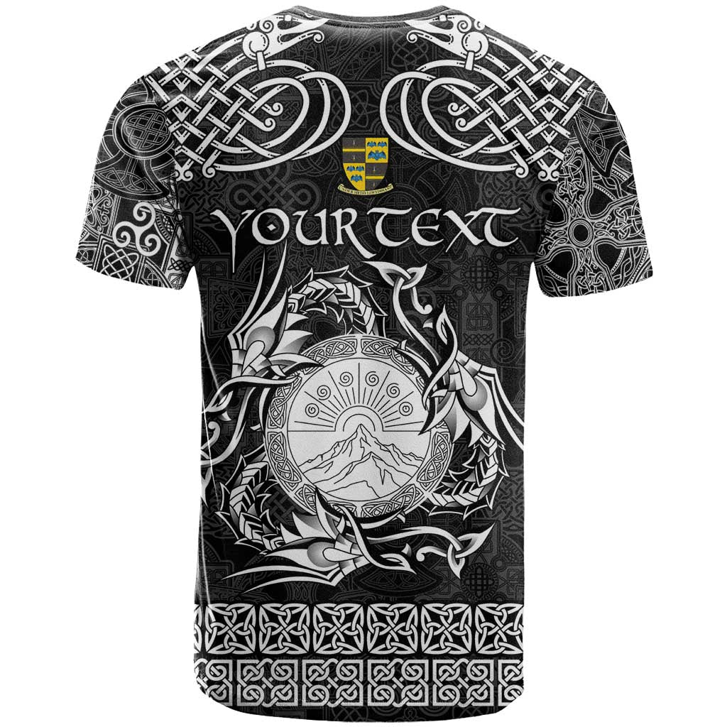 Personalized Brecknockshire Sir Frycheiniog T Shirt Black Brecon Beacons Mountain Celtic-inspired - Wonder Print Shop