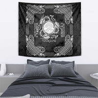 Personalized Brecknockshire Sir Frycheiniog Tapestry Black Brecon Beacons Mountain Celtic-inspired - Wonder Print Shop