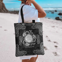 Personalized Brecknockshire Sir Frycheiniog Tote Bag Black Brecon Beacons Mountain Celtic-inspired - Wonder Print Shop