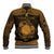 Personalized Brecknockshire Sir Frycheiniog Baseball Jacket Gold Brecon Beacons Mountain Celtic-inspired - Wonder Print Shop