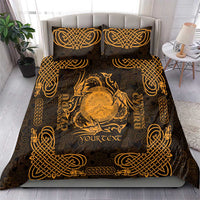 Personalized Brecknockshire Sir Frycheiniog Bedding Set Gold Brecon Beacons Mountain Celtic-inspired - Wonder Print Shop