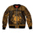 Personalized Brecknockshire Sir Frycheiniog Bomber Jacket Gold Brecon Beacons Mountain Celtic-inspired - Wonder Print Shop