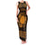 Personalized Brecknockshire Sir Frycheiniog Family Matching Tank Maxi Dress and Hawaiian Shirt Gold Brecon Beacons Mountain Celtic-inspired - Wonder Print Shop