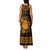 Personalized Brecknockshire Sir Frycheiniog Family Matching Tank Maxi Dress and Hawaiian Shirt Gold Brecon Beacons Mountain Celtic-inspired - Wonder Print Shop