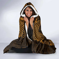 Personalized Brecknockshire Sir Frycheiniog Hooded Blanket Gold Brecon Beacons Mountain Celtic-inspired - Wonder Print Shop