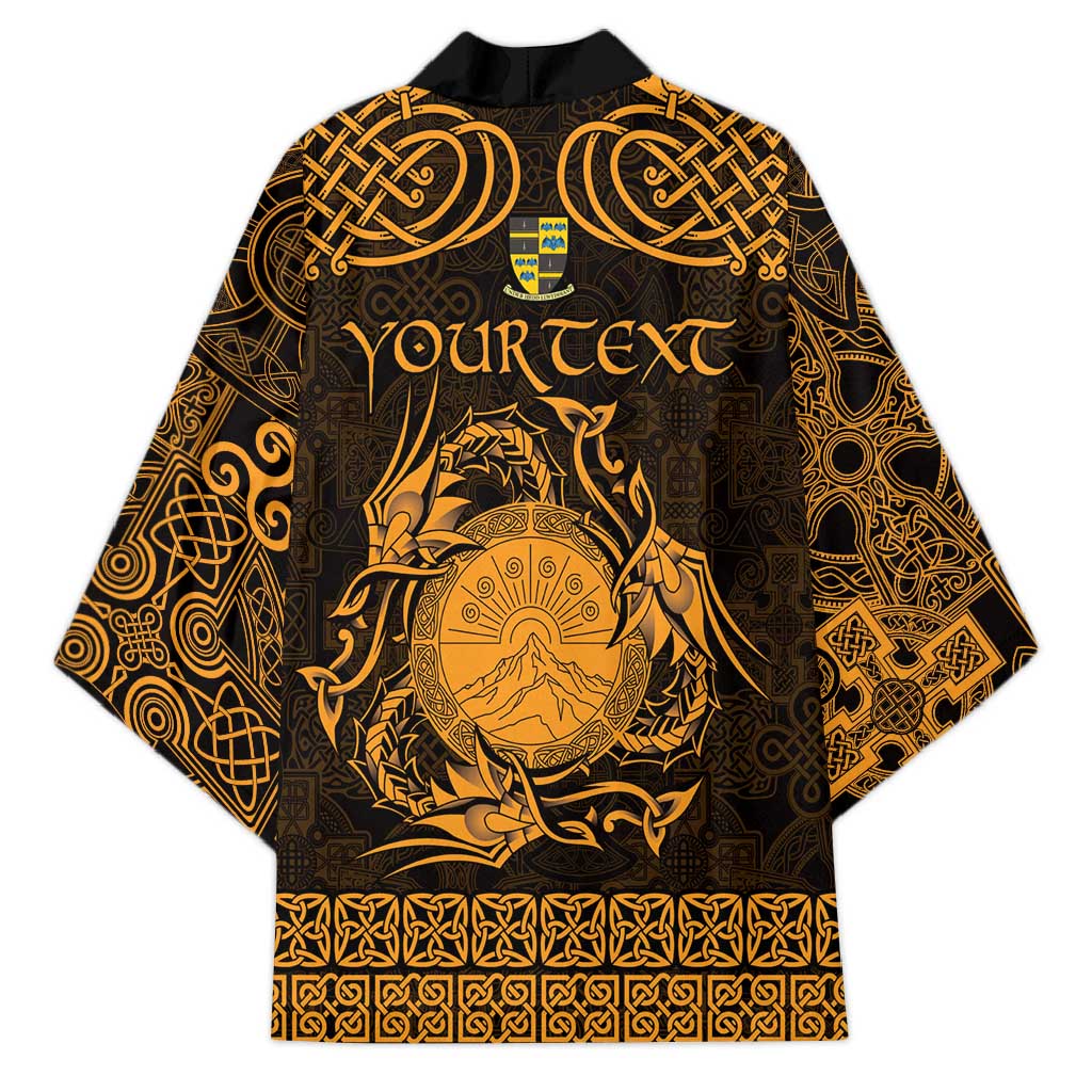 Personalized Brecknockshire Sir Frycheiniog Kimono Gold Brecon Beacons Mountain Celtic-inspired - Wonder Print Shop