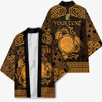 Personalized Brecknockshire Sir Frycheiniog Kimono Gold Brecon Beacons Mountain Celtic-inspired - Wonder Print Shop