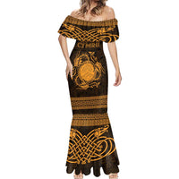 Personalized Brecknockshire Sir Frycheiniog Mermaid Dress Gold Brecon Beacons Mountain Celtic-inspired - Wonder Print Shop