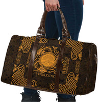 Personalized Brecknockshire Sir Frycheiniog Travel Bag Gold Brecon Beacons Mountain Celtic-inspired - Wonder Print Shop