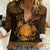 Personalized Brecknockshire Sir Frycheiniog Women Casual Shirt Gold Brecon Beacons Mountain Celtic-inspired - Wonder Print Shop