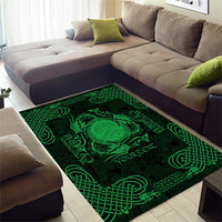 Personalized Brecknockshire Sir Frycheiniog Area Rug Green Brecon Beacons Mountain Celtic-inspired - Wonder Print Shop