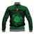 Personalized Brecknockshire Sir Frycheiniog Baseball Jacket Green Brecon Beacons Mountain Celtic-inspired - Wonder Print Shop