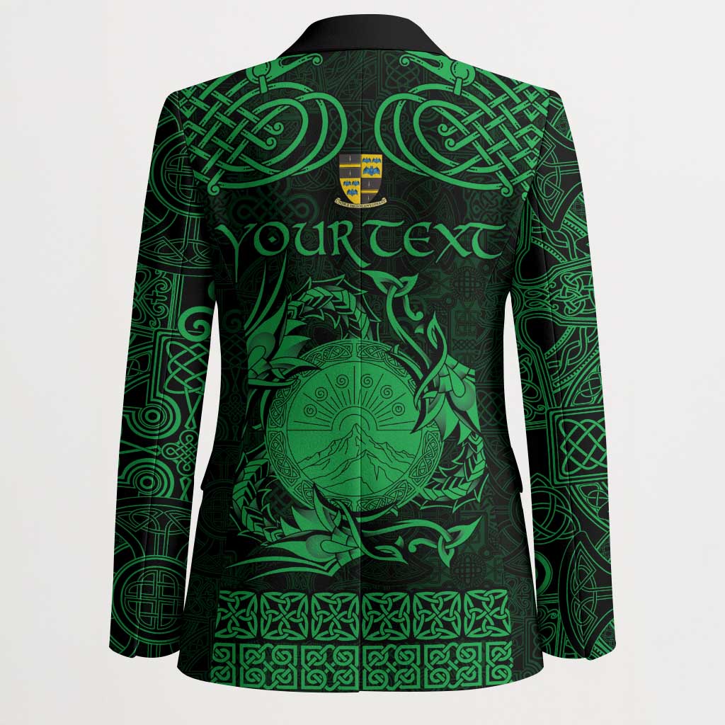 Personalized Brecknockshire Sir Frycheiniog Blazer Green Brecon Beacons Mountain Celtic-inspired - Wonder Print Shop
