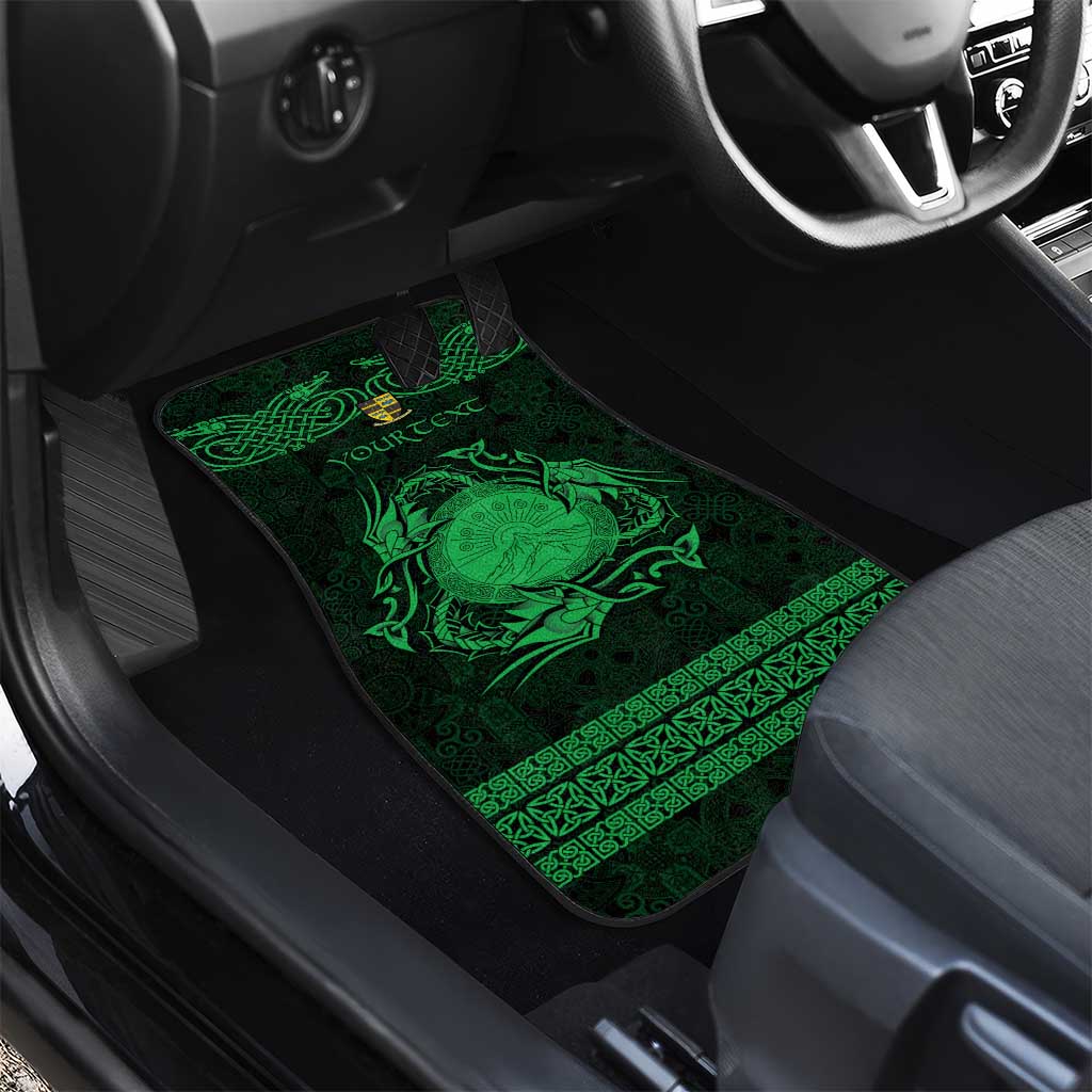 Personalized Brecknockshire Sir Frycheiniog Car Mats Green Brecon Beacons Mountain Celtic-inspired - Wonder Print Shop