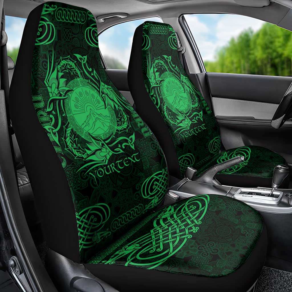Personalized Brecknockshire Sir Frycheiniog Car Seat Cover Green Brecon Beacons Mountain Celtic-inspired - Wonder Print Shop