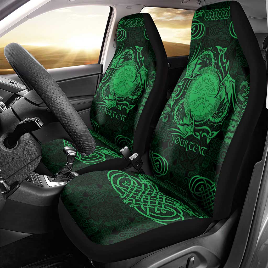 Personalized Brecknockshire Sir Frycheiniog Car Seat Cover Green Brecon Beacons Mountain Celtic-inspired - Wonder Print Shop