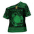 Personalized Brecknockshire Sir Frycheiniog Cross Shoulder Shirt Green Brecon Beacons Mountain Celtic-inspired - Wonder Print Shop
