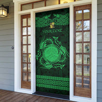 Personalized Brecknockshire Sir Frycheiniog Door Cover Green Brecon Beacons Mountain Celtic-inspired - Wonder Print Shop