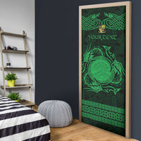 Personalized Brecknockshire Sir Frycheiniog Door Cover Green Brecon Beacons Mountain Celtic-inspired - Wonder Print Shop