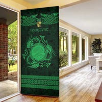 Personalized Brecknockshire Sir Frycheiniog Door Cover Green Brecon Beacons Mountain Celtic-inspired - Wonder Print Shop