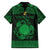 Personalized Brecknockshire Sir Frycheiniog Family Matching Long Sleeve Bodycon Dress and Hawaiian Shirt Green Brecon Beacons Mountain Celtic-inspired - Wonder Print Shop