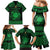 Personalized Brecknockshire Sir Frycheiniog Family Matching Mermaid Dress and Hawaiian Shirt Green Brecon Beacons Mountain Celtic-inspired - Wonder Print Shop