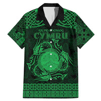 Personalized Brecknockshire Sir Frycheiniog Family Matching Mermaid Dress and Hawaiian Shirt Green Brecon Beacons Mountain Celtic-inspired - Wonder Print Shop