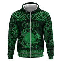 Personalized Brecknockshire Sir Frycheiniog Hoodie Green Brecon Beacons Mountain Celtic-inspired - Wonder Print Shop