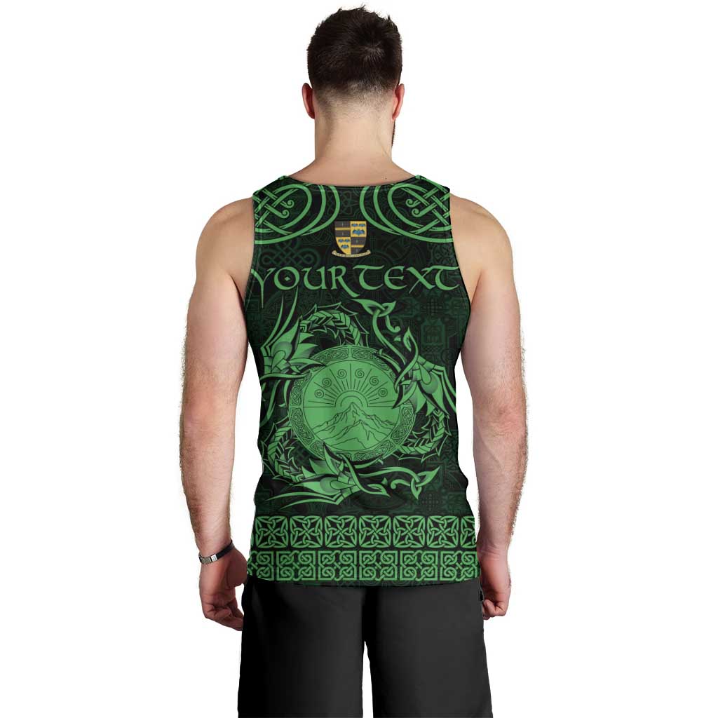 Personalized Brecknockshire Sir Frycheiniog Men Tank Top Green Brecon Beacons Mountain Celtic-inspired - Wonder Print Shop