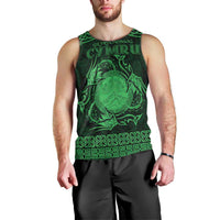 Personalized Brecknockshire Sir Frycheiniog Men Tank Top Green Brecon Beacons Mountain Celtic-inspired - Wonder Print Shop