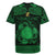 Personalized Brecknockshire Sir Frycheiniog Rugby Jersey Green Brecon Beacons Mountain Celtic-inspired - Wonder Print Shop