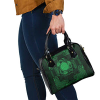 Personalized Brecknockshire Sir Frycheiniog Shoulder Handbag Green Brecon Beacons Mountain Celtic-inspired - Wonder Print Shop